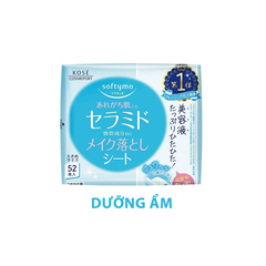 KHĂN ƯỚT TẨY TRANG SOFTYMO GÓI REFILL 52 MIẾNG