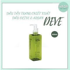 Dầu tẩy trang Chiết Xuất Olive & Argan Deve Nhật Bản 500ml