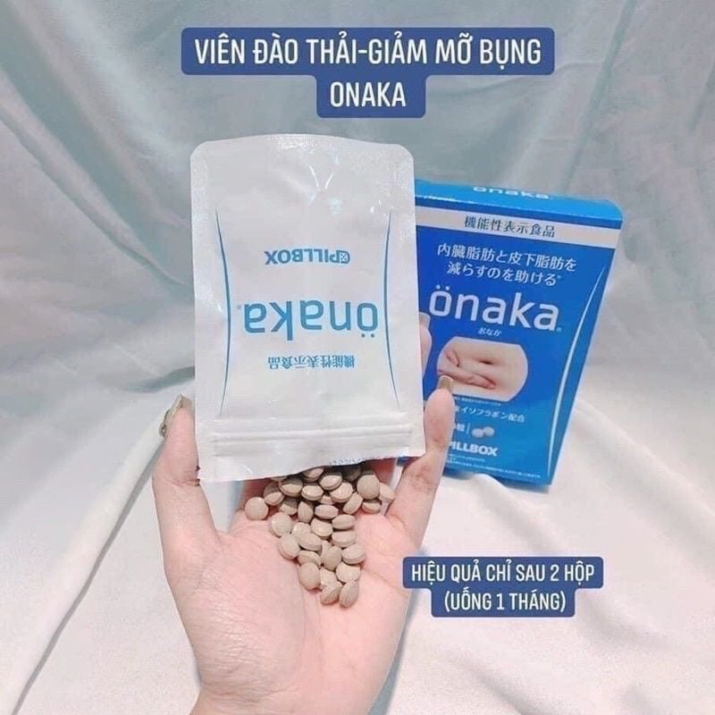 Viên Uống Giảm Mỡ Bụng Onaka Hộp 60 Viên