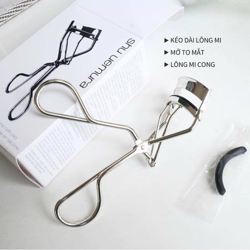 [Kẹp Bấm Mi Cao Cấp] Shu Uemura Eyelash Curler Giúp Cong Mi Tự Nhiên, Mềm Mại