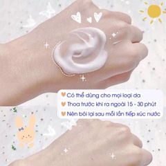 Kem Chống Nắng Hatomugi UV Care & Moisturizing SPF50+ PA++++ Nhật Bản Chiết Xuất Hạt Ý Dĩ Dưỡng Trắng Nâng Tone 80G