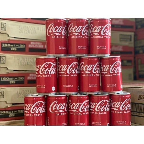 Coca Nhí Nhật Bản - 30 Lon x 160Ml
