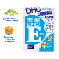 [ Viên uống Vitamin E DHC ] Ngừa Lão Hoá, Da Mịn.