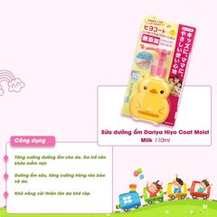 Sữa Dưỡng Ẩm Dành Cho Baby Dariya Hiyo Coat Moist Milk 110 ML - Nhật Bản