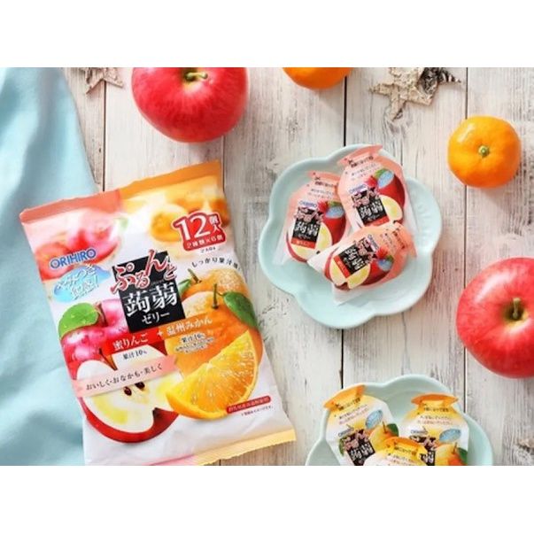 Thạch Trái Cây Nhiều Vị Orihiro Nhật Bản - 240Gr Date 5/2023