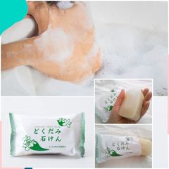 Xà Phòng Dokudami Cho Mặt & Toàn Thân Chiết Xuất Diếp Cá Natural Skin Soap 130g