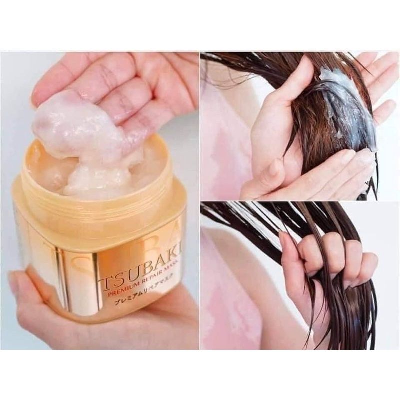 Kem Ủ Tóc Phục Hồi Tóc Hư Tổn Shiseido Tsubaki Premium Repair Mask Nhật Bản 180g