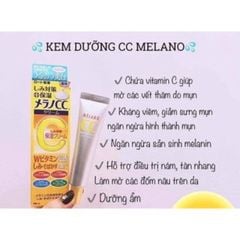 Kem Dưỡng Trắng Da, Ngừa Nám CC Melano Moisture Cream Nhật Bản 25g