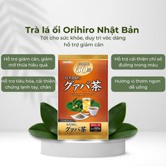 Trà Ổi Hỗ Trợ Giảm Cân Orihiro Nhật Bản (Gói 60 túi)