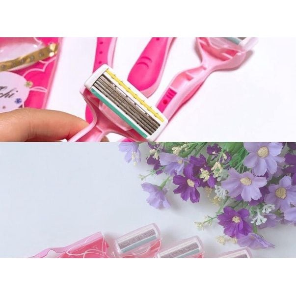 Dao Cạo Nhật Bản Cho Nữ Kai Pure Komachi - Bịch 3 Cây