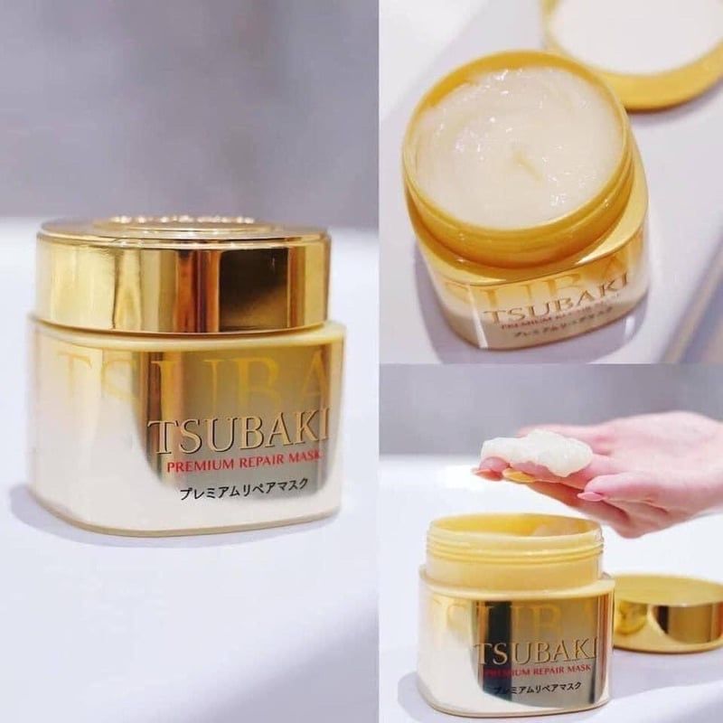 Kem Ủ Tóc Phục Hồi Tóc Hư Tổn Shiseido Tsubaki Premium Repair Mask Nhật Bản 180g