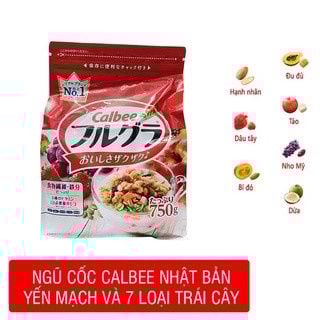 Ngũ Cốc Hoa Quả Sấy Khô Calbee Nội Địa Nhật Bản , 750g