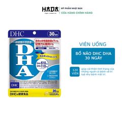 [Viên Uống Bổ Não] DHC Nhật Bản Bổ Sung DHA, Giúp Duy Trì Trí Nhớ 30 Ngày