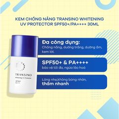 Kem Chống Nắng Dưỡng Ngày Transino Whitening Day Protector 30ml