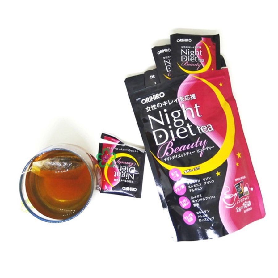 Trà Giảm Cân Trà Beauty Collagen Orihio – Đào Thải Mỡ Thừa Nhanh Chóng, An Toàn Không Tác Dụng Phụ - 16 Gói/Hộp