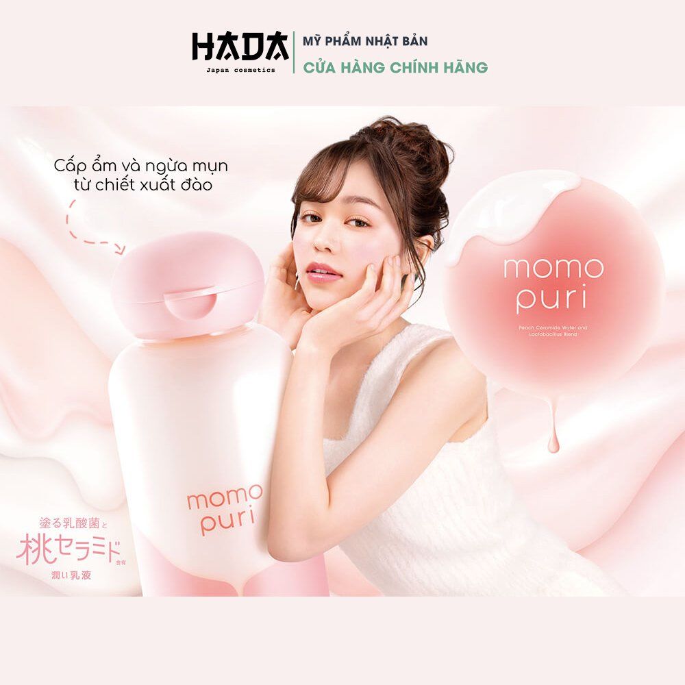Nước Cân Bằng Da Lotion Hương Đào Momopuri 200ml