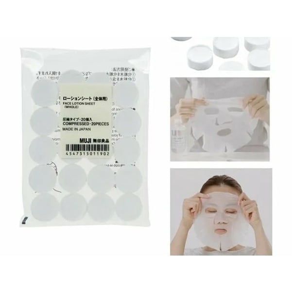Mặt Nạ Nén -  Lotion Mask Muji Nhật Bản 20 Viên