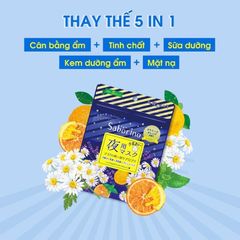 Mặt Nạ Dưỡng Ẩm Chuyên Sâu Saborino Hương Trái Cây Nhật Bản (Gói 5 Miếng)