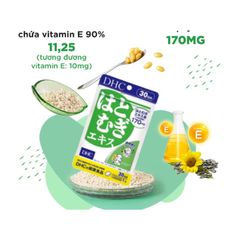 Viên Uống Trắng Da Nâng tông, dưỡng da, cấp ẩm mềm mịn da viên DHC (30 Ngày /20 ngày)