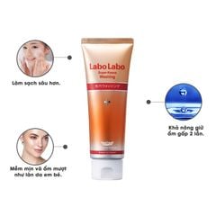 [Sữa rửa mặt] Labo Labo làm sạch sâu, se khít lỗ chân lông 120g