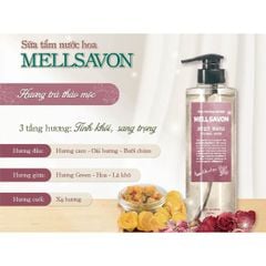 Sữa Tắm Nước Hoa Dưỡng Mềm Mịn Da Mellsavon Nhật Bản- 480ml