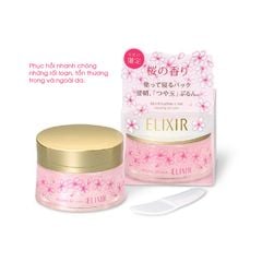 Mặt Nạ Ngủ Hương Hoa Anh Đào Shiseido Elixir Sleeping Pack Sakura Nhật Bản Đem Đến Làn Da Trong Suốt Mịn Màng 105GR