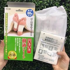Miếng Dán Thải Độc Chân Kenko To Plan Nhật Bản Đào Thải Các Độc Tố Ra Khỏi Cơ Thể Qua Lòng Bàn Chân (Hộp 30 miếng)