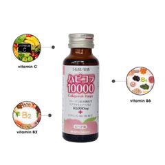 Collagen De HAPPY 10000mg Dạng Nước Nhật Bản 10 Lọ