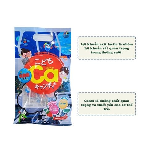 [Kẹo Mút Trẻ Em] Unimat Riken Bổ Sung Canxi, Ngừa Còi Xương, Suy Dinh Dưỡng (Gói 10 que)