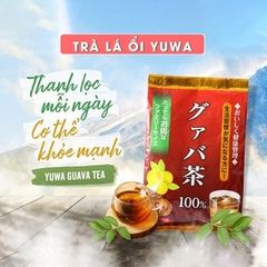 Trà Lá Ổi Yuwa 100% Lá Ổi Guava Tea Thanh Nhiệt Giảm Cân Nhật Bản