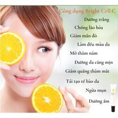 Kem Dưỡng Bright Cell C Trắng Da Nhật Bản 20g - Brain Cosmo