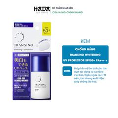 Kem Chống Nắng Dưỡng Ngày Transino Whitening Day Protector 30ml