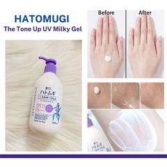 Sữa Dưỡng Thể Chống Nắng Dưỡng Da Nâng Tone Và Dưỡng Ẩm Da Hatomugi SPF31 PA +++ 250ml