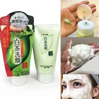 Sữa Rửa Mặt Trà Xanh Rohto Shirochasou Nhật Bản 120Gr