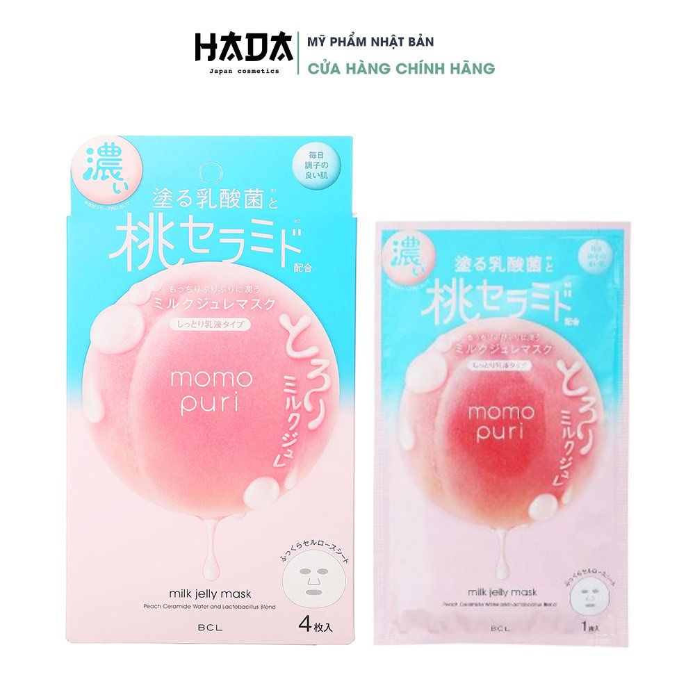 Mặt Nạ Trái Đào Momopuri Nhật Bản 20ml