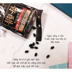 Viên Uống Giảm Cân Giấm Đen ORIHIO 216 Viên