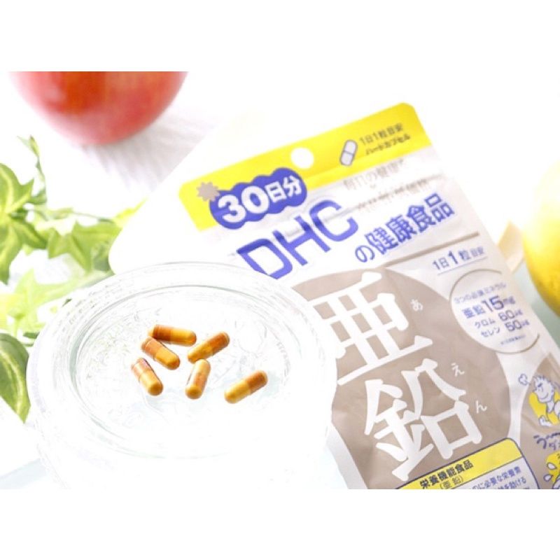 Viên Uống Kẽm DHC Zinc Cải Thiện Mụn Tăng Cường Sức Khoẻ Nhật Bản