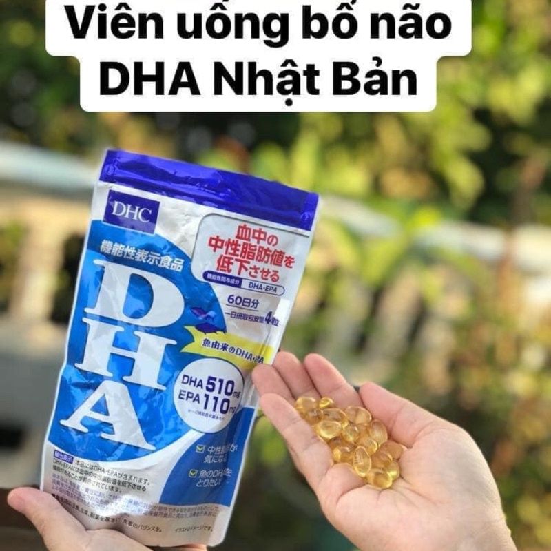 [Viên Uống Bổ Não] DHC Nhật Bản Bổ Sung DHA, Giúp Duy Trì Trí Nhớ 30 Ngày