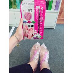 Túi Ủ Tẩy Tế Bào Chết Da Chân Lavender Foot Care Pack To Plan Nhật Bản Làm Hồng Đôi Chân