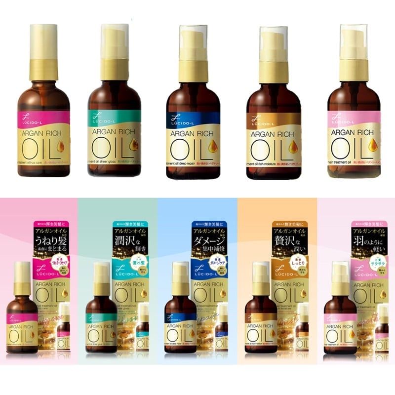 Tinh Dầu Dưỡng Tóc LÚCIDO-L ARGAN RICH OIL Nhật Bản 60 ML