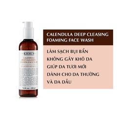 Sữa Rửa Mặt Tạo Bọt Hoa Cúc Calendula Deep Cleansing Foaming Face Wash Mỹ Làm Sạch Bụi Bẩn 230ml