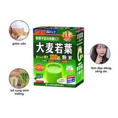 Bột Lúa Non Nguyên Chất Tăng Dinh Dưỡng, Giúp Da Đẹp 44 Gói Nhật Bản