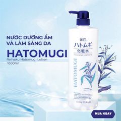 Nước Reihaku Hatomugi Lotion Dưỡng Ẩm Trắng Da Chiết Xuất Hạt Ý Dĩ - 1000ml