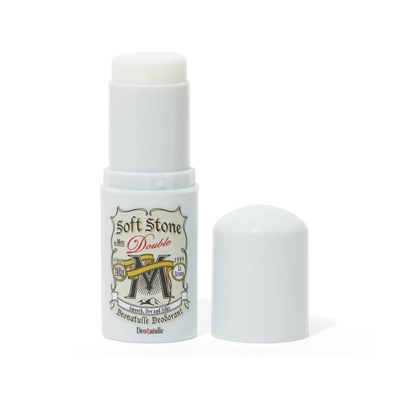 [Lăn Khử Mùi] Đá Khoáng Dạng Sáp Dành Cho Nam Deonatulle Soft Stone Double Non-Menthol For Men 20G