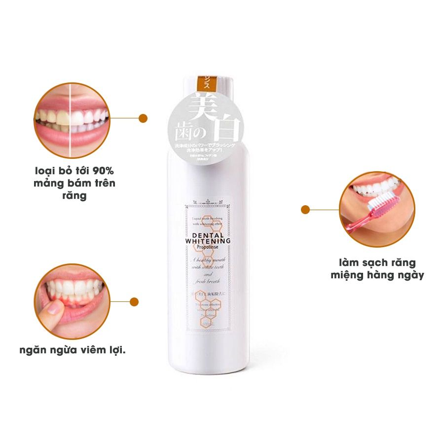 Nước Súc Miệng Propolinse Đủ 5 loại, Thơm Miệng Và Loại Bỏ Mảng Bám, Nhật Bản- 600ml