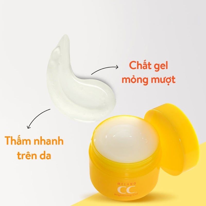 Kem Dưỡng Trắng Da Ngừa Thâm Mụn Melano CC Brightening Gel 100g