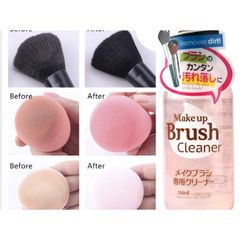 Nước Rửa Cọ Mút Trang Điểm Daiso Make Brush Cleaner - 150ml