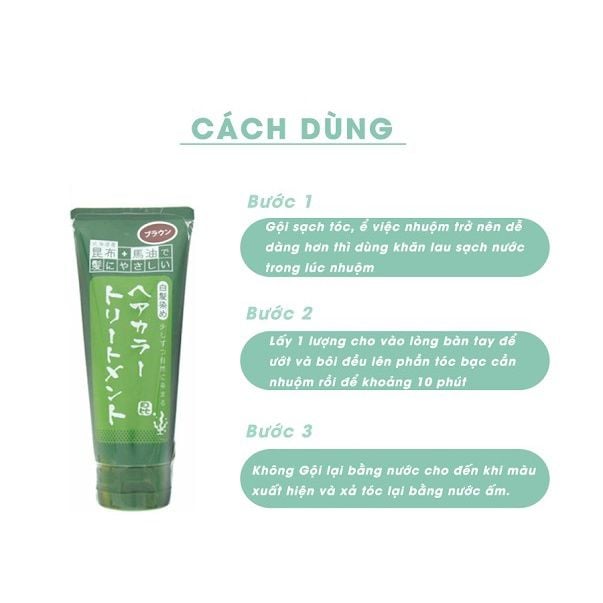 Kem Ủ Tóc Bạc Thảo Dược Hair Color Treatment 200g