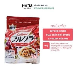 Ngũ Cốc Hoa Quả Sấy Khô Calbee Nội Địa Nhật Bản , 750g
