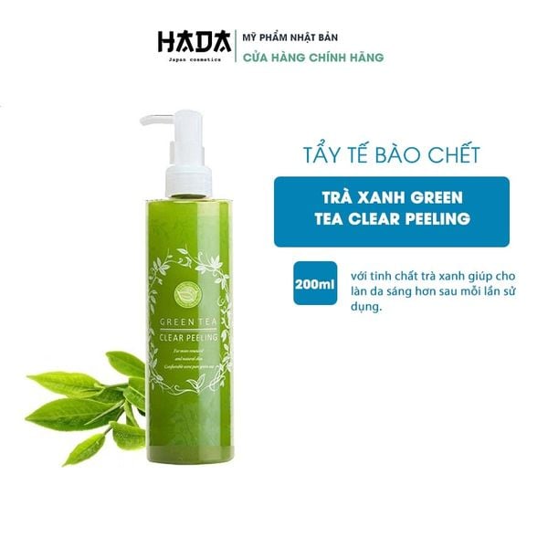 Gel Tẩy tế bào chết Trà xanh Santa Marche Green Tea Clear Peeling Nhật Bản 200ml